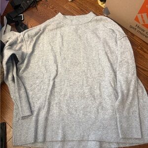 Aerie Soft Knit Gray Pullover